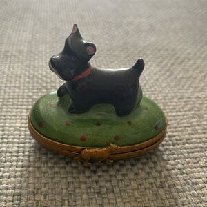 Rare Scottie Dog Limoges box